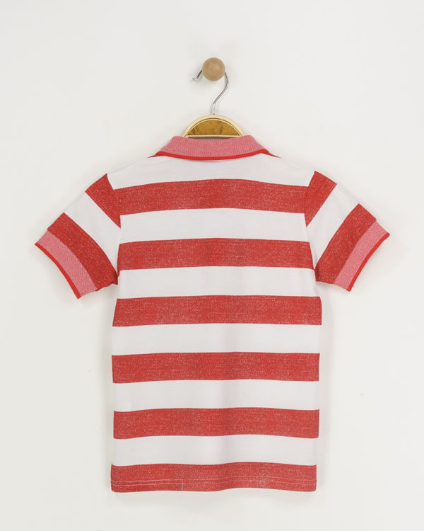 Picture of YF553 BOYS HIGH QUALITY COTTON STRIPED POLOSHIRT